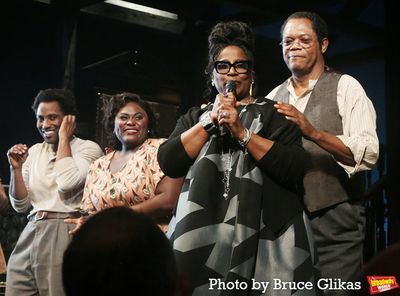 John David Washington, Danielle Brooks, Samuel L Jackson and Director LaTanya Richard Photo