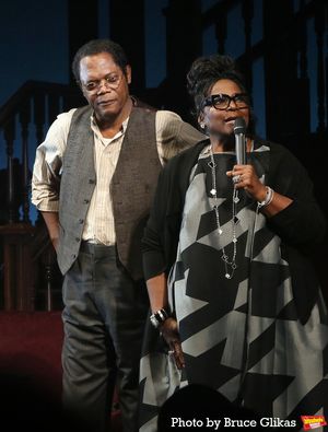 Samuel L Jackson and Director LaTanya Richardson Jackson @ BroadwayWorld Samuel L Jackson and Director LaTanya Richardson Jackson Photo
