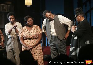 John David Washington, Danielle Brooks, Samuel L Jackson and Director LaTanya Richard Photo