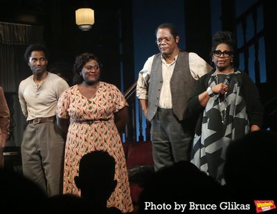 John David Washington, Danielle Brooks, Samuel L Jackson and Director LaTanya Richard Photo