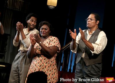 John David Washington, Danielle Brooks and Samuel L Jackson  Photo