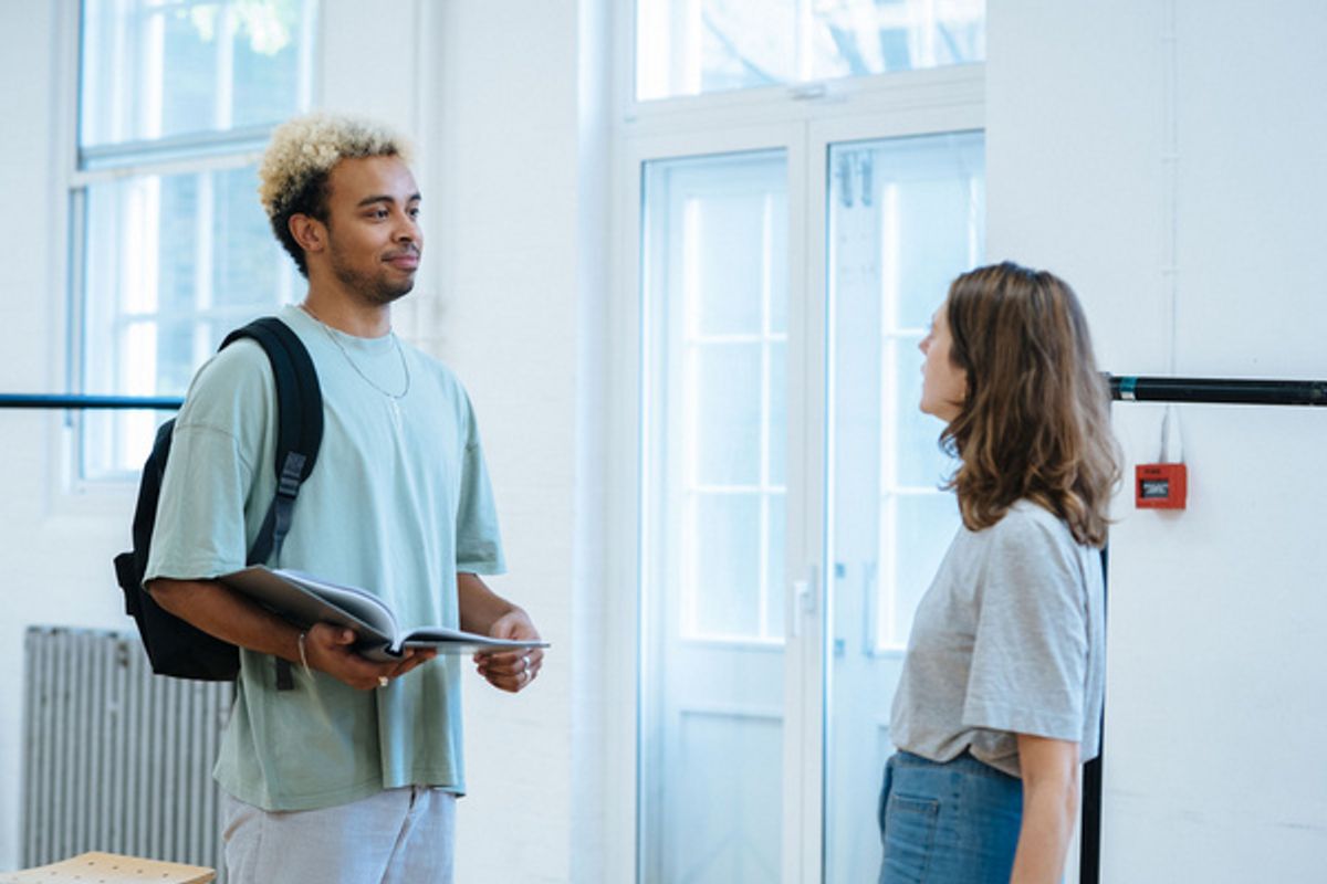 Lewis Shepherd and Jasmine Blackborow at 