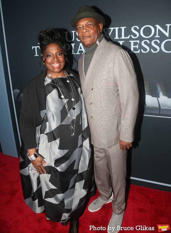 Director LaTanya Richardson Jackson and Samuel L. Jackson  Photo