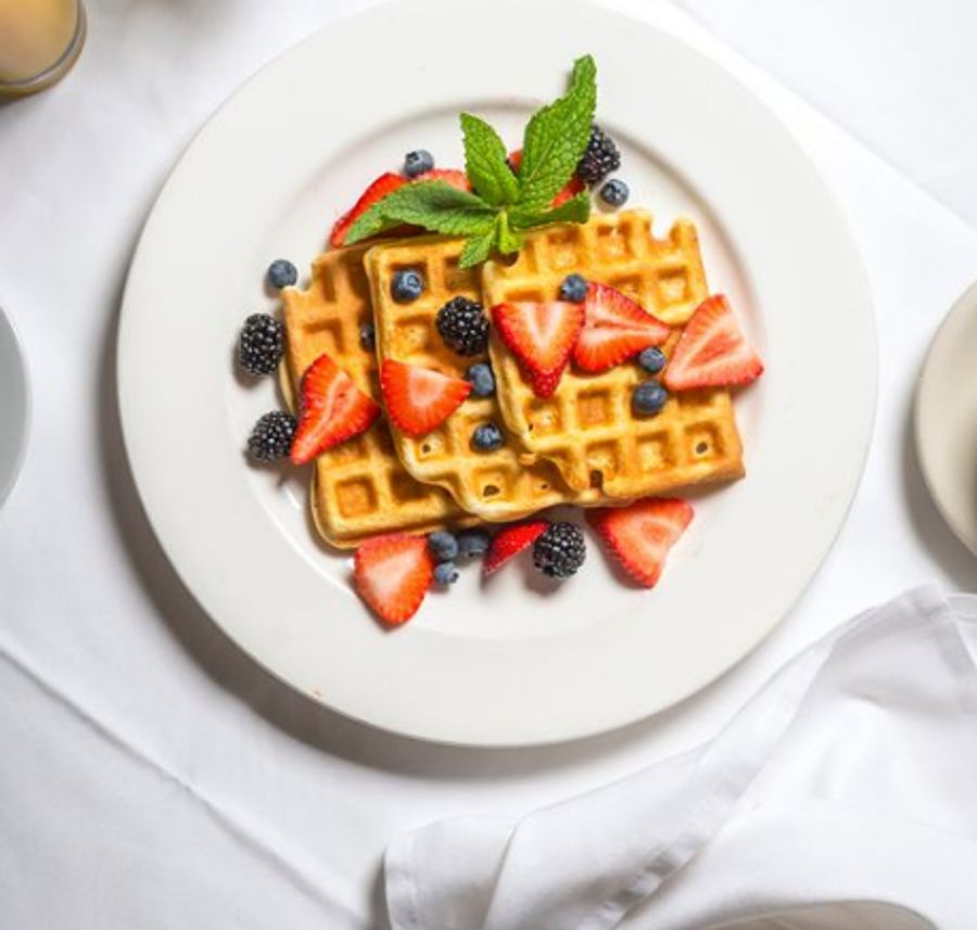 Breakfast at Benjamin Steakhouse in Midtown East-Morning Meal Perfection Image