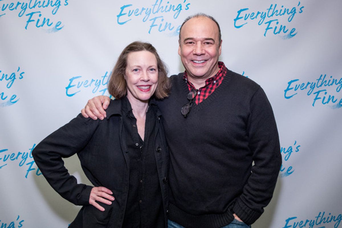 Veanne Cox and Danny Burstein at 