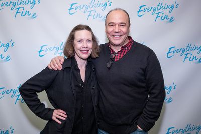 Veanne Cox and Danny Burstein Photo
