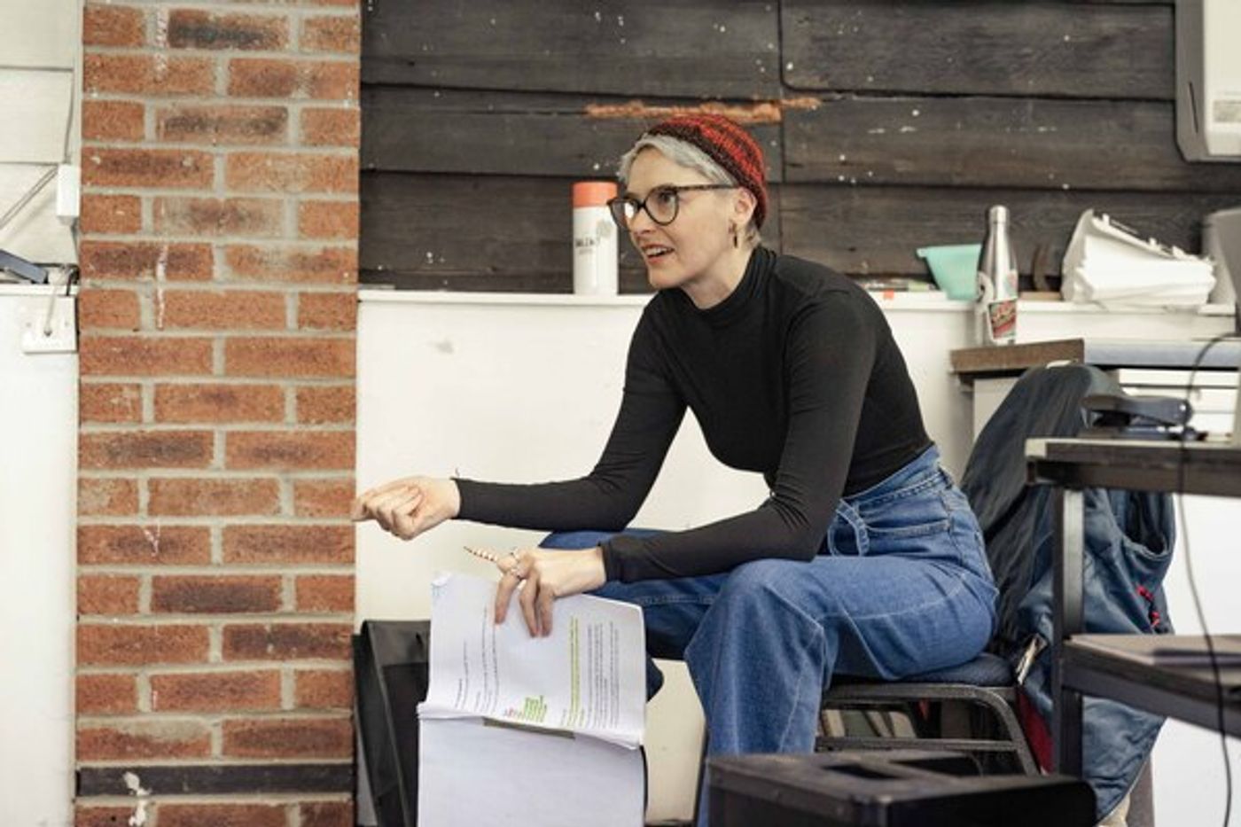 Photos: In Rehearsal for Michael Morpurgo's THE SLEEPING SWORD At The Watermill  Image