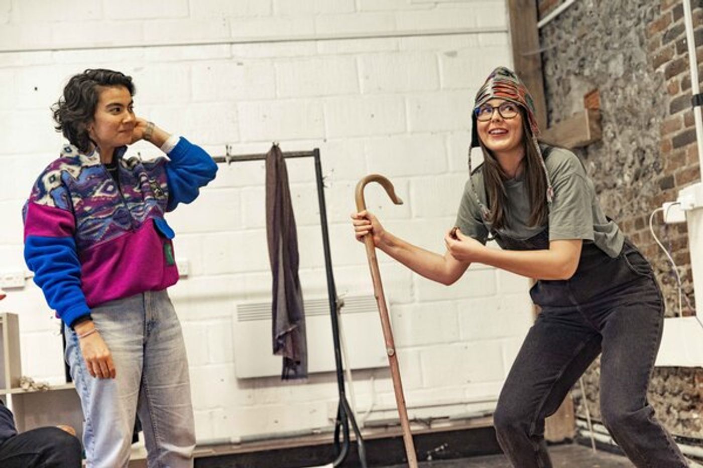 Photos: In Rehearsal for Michael Morpurgo's THE SLEEPING SWORD At The Watermill  Image