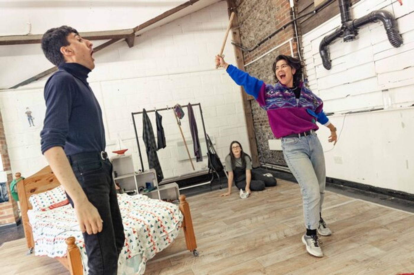 Photos: In Rehearsal for Michael Morpurgo's THE SLEEPING SWORD At The Watermill  Image