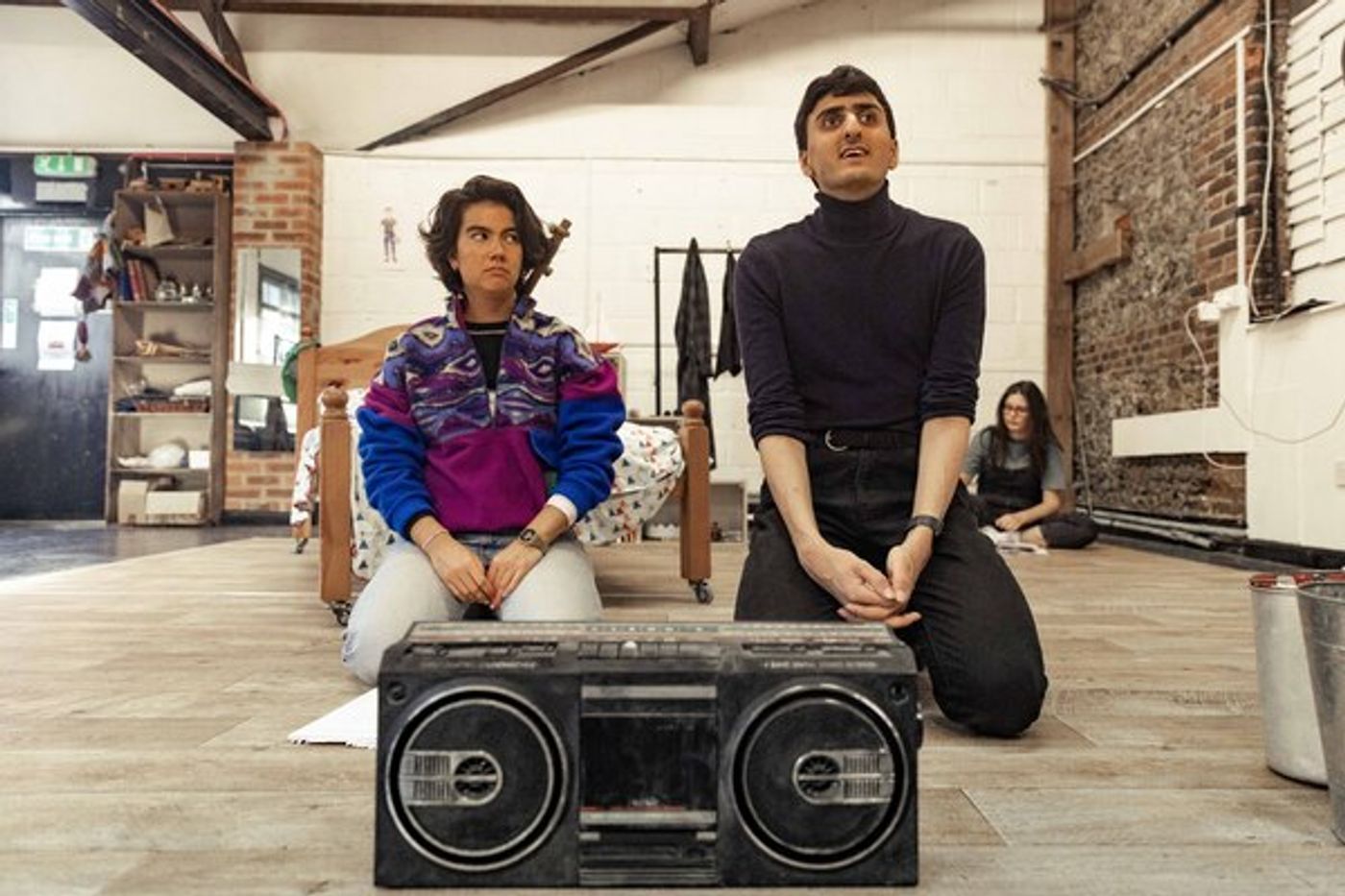 Photos: In Rehearsal for Michael Morpurgo's THE SLEEPING SWORD At The Watermill  Image