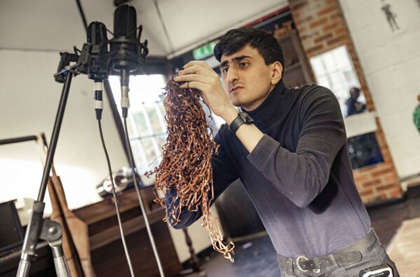 Photos: In Rehearsal for Michael Morpurgo's THE SLEEPING SWORD At The Watermill  Image