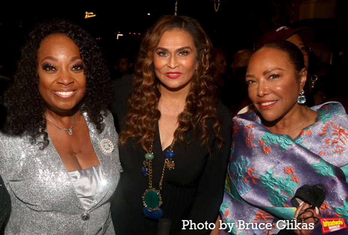 Star Jones, Tina Knowles and Lynn Whitfield at 