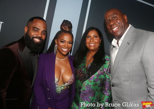 Producer Todd Tucker, Producer Kandi Burruss, Cookie Johnson and Magic Johnson Photo