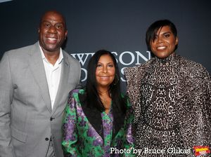 Magic Johnson, Cookie Johnson and EJ Johnson Photo