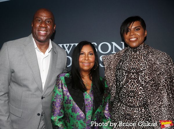 Magic Johnson, Cookie Johnson and EJ Johnson Photo