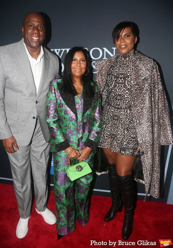 Magic Johnson, Cookie Johnson and EJ Johnson Photo