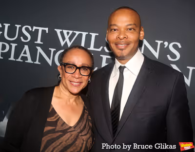 S. Epatha Merkerson and Rockwell Metcalf Photo