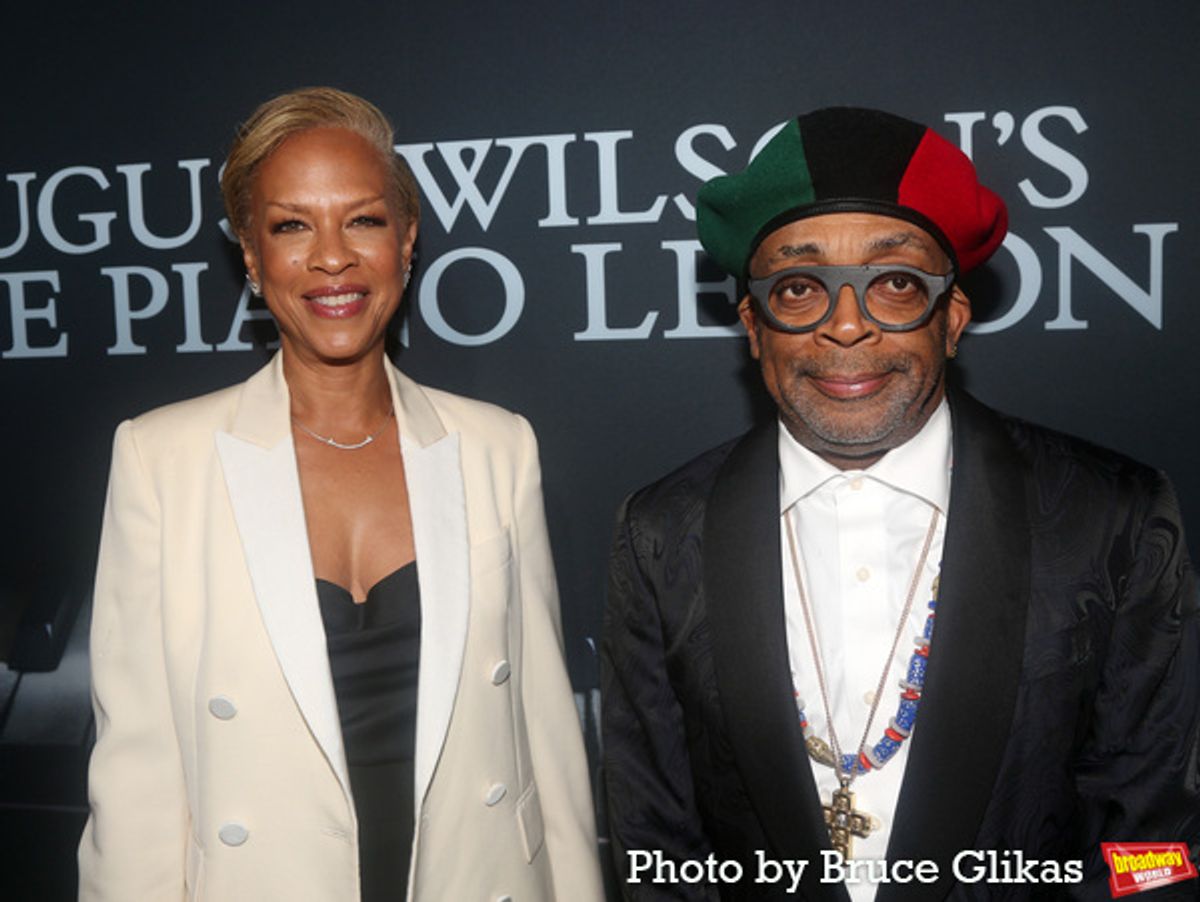 Tonya Lewis Lee and Spike Lee at 