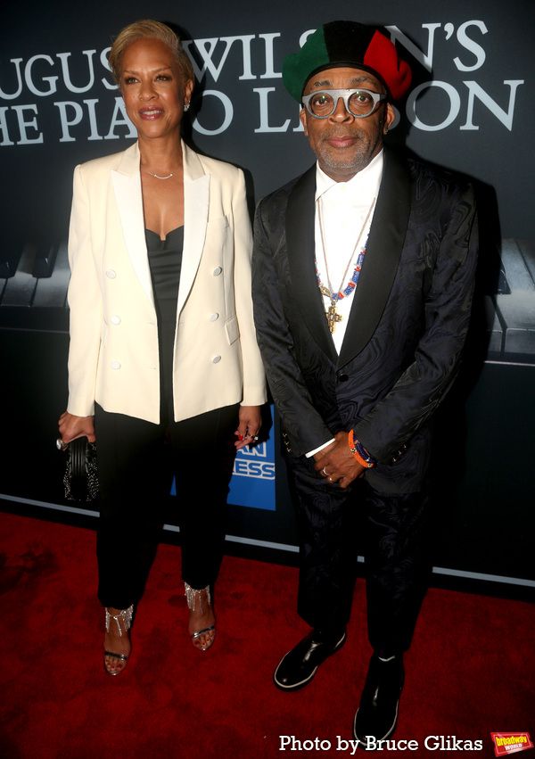 Tonya Lewis Lee and Spike Lee Photo