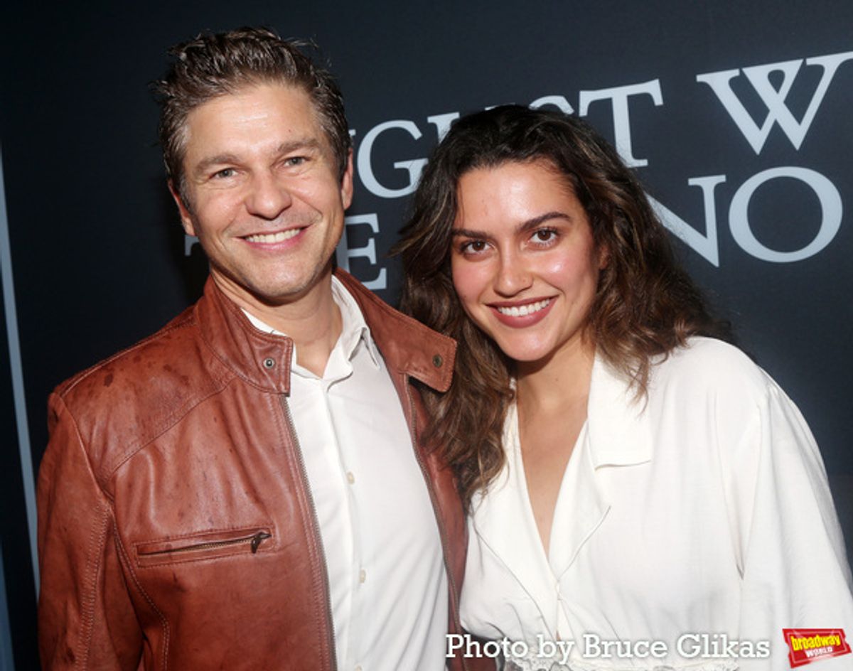 David Burtka and Victoria Bartolotta at 