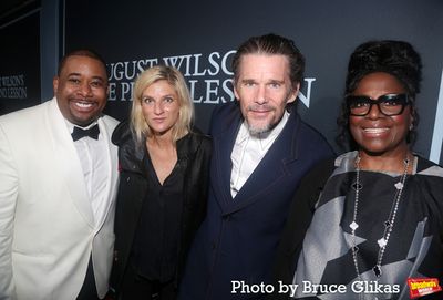 Producer Brian Moreland Ryan Hawke, Ethan Hawke and Director LaTanya Richardson Jacks Photo