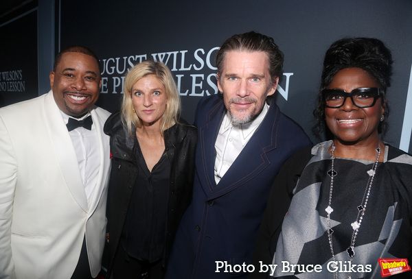Producer Brian Moreland Ryan Hawke, Ethan Hawke and Director LaTanya Richardson Jacks Photo