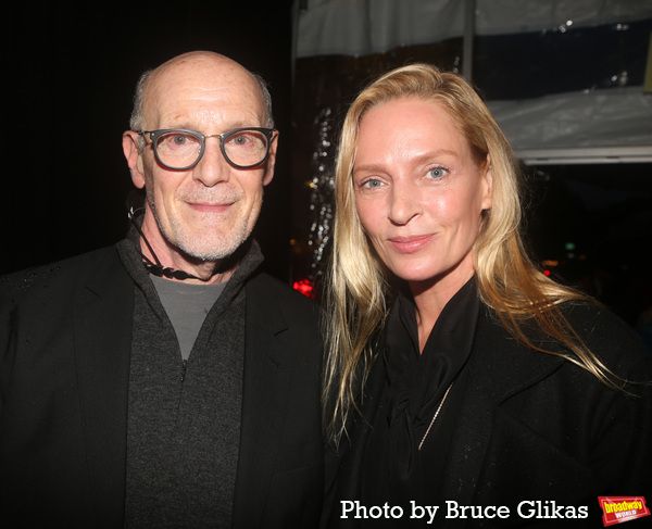 Neil Meron and Uma Thurman Photo