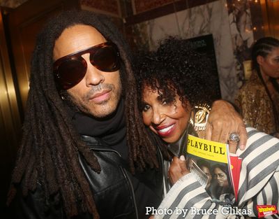 Lenny Kravitz and Pauletta Washington Photo