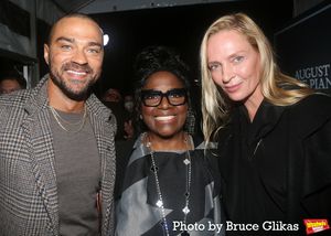 Jesse WIlliams, Director LaTanya Richardson Jackson and Uma Thurman @ BroadwayWorld Jesse WIlliams, Director LaTanya Richardson Jackson and Uma Thurman Photo