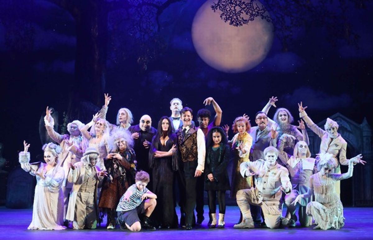 The Company of THE ADDAMS FAMILY at 