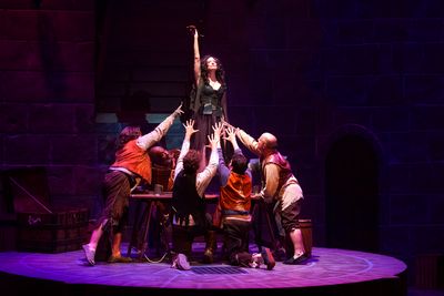 Cindy Chaitt and the Company of Man of La Mancha Photo