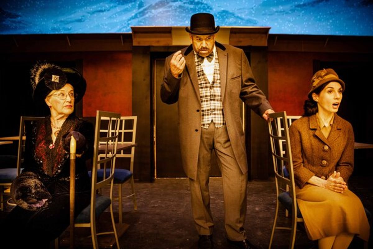 Rosalie Hilburn, Craig Rock, Marisa-Clare Hissey at 