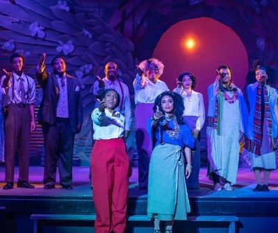 The cast of The Color Purple. Photo credit Siggi Ragnar. Photo