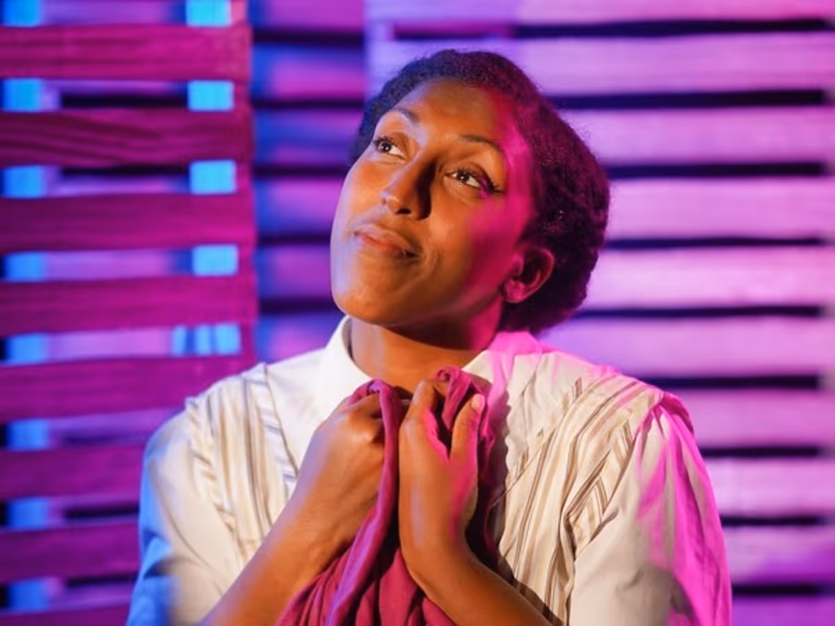 Danica McKinney as Celie. Photo credit Siggi Ragnar. at Review: THE COLOR PURPLE at The Woodlawn Theatre