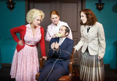 Doralee (Amy Coles), Judy (Elizabeth A. Bouton Summerer), Violet (Alison Boole), Fran Photo