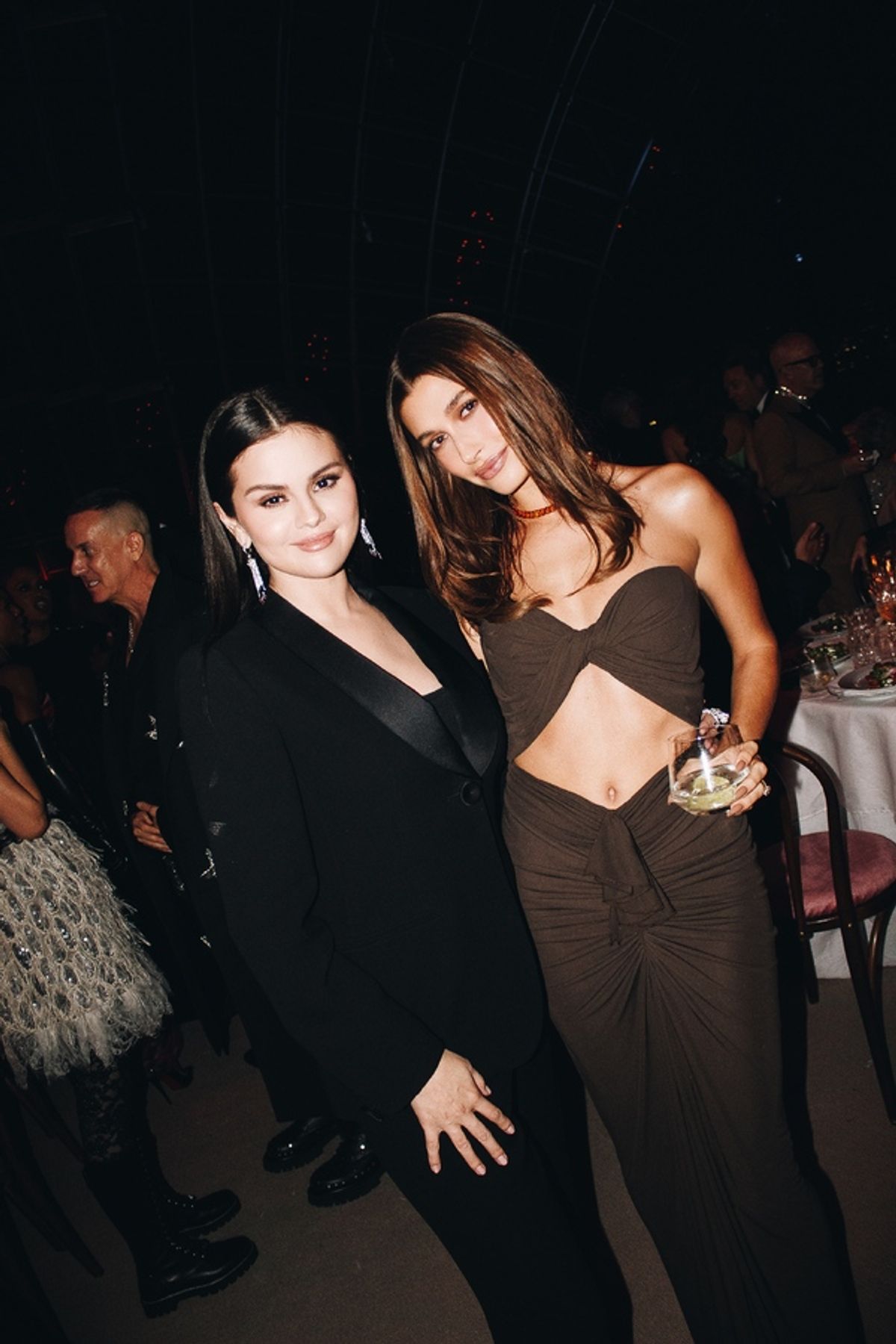 Selena Gomez and Hailey Bieber at 