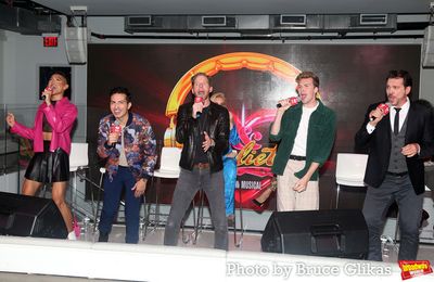 Justin David Sullivan, Philippe Arroyo, Stark Sands, Ben Jackson Walker and Paulo Szo Photo