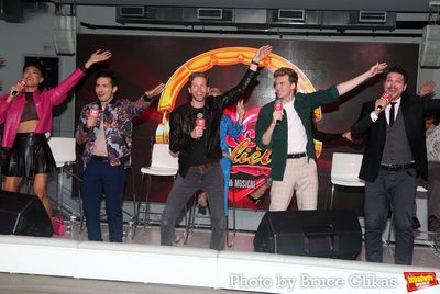 Justin David Sullivan, Philippe Arroyo, Stark Sands, Ben Jackson Walker and Paulo Szo Photo