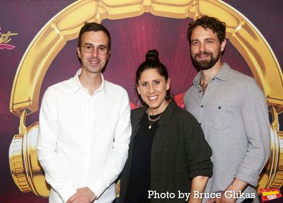 Director Luke Sheppard, Choreographer Jennifer Weber and Book Writer David West Read Photo