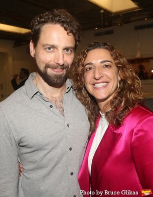 Book Writer David West Read and Producer Eva Price Photo