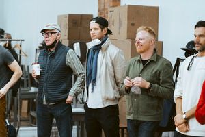 Ken Marks, Michael Oberholtzer and Jesse Tyler Ferguson Photo
