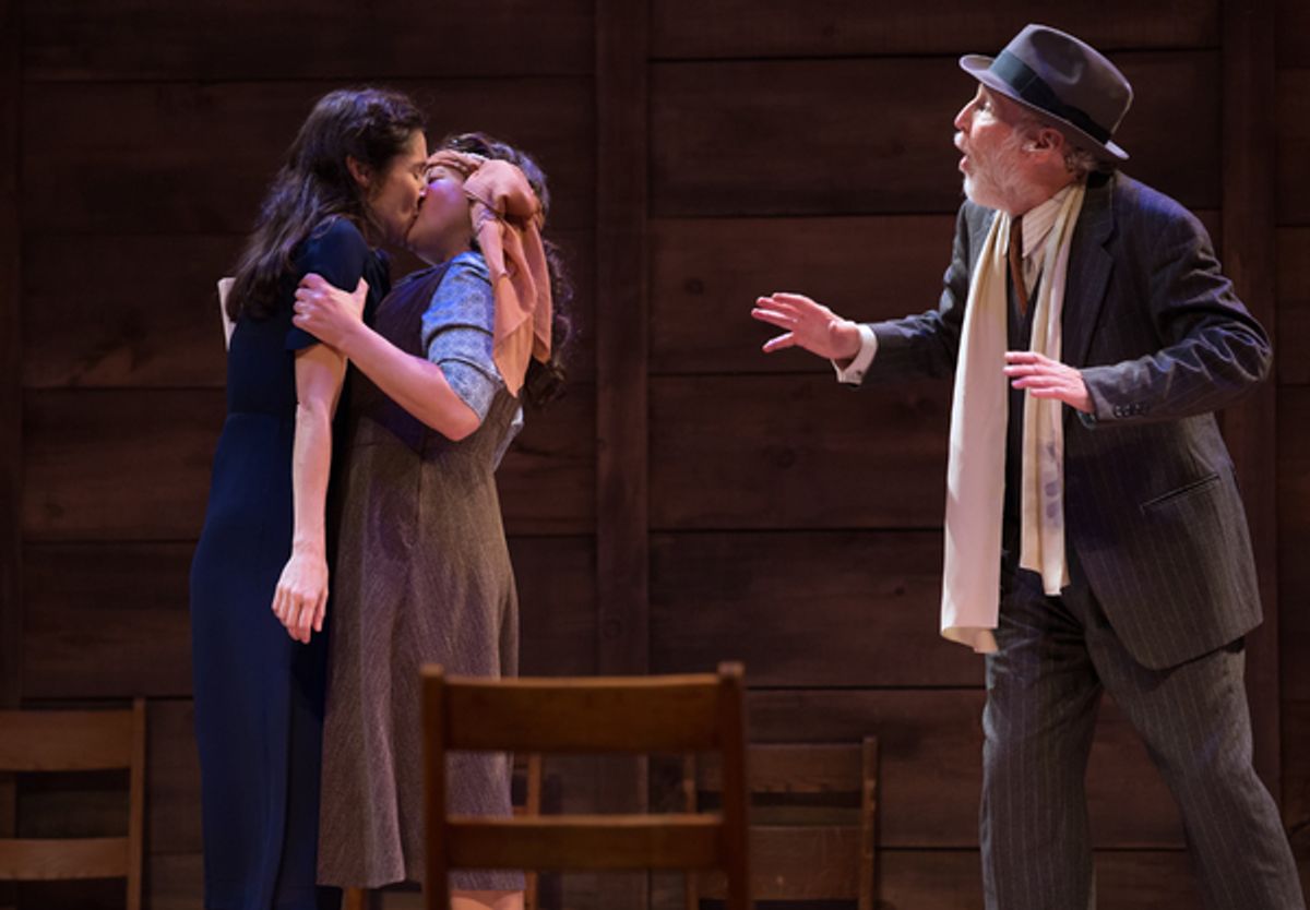 Tracy Michailidis, Jessica Greenberg, Nicholas Rice at 