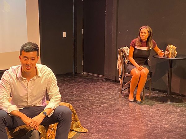 Chris King Wong and Camryn Hamm Photo
