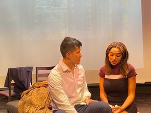 Chris King Wong and Camryn Hamm Photo