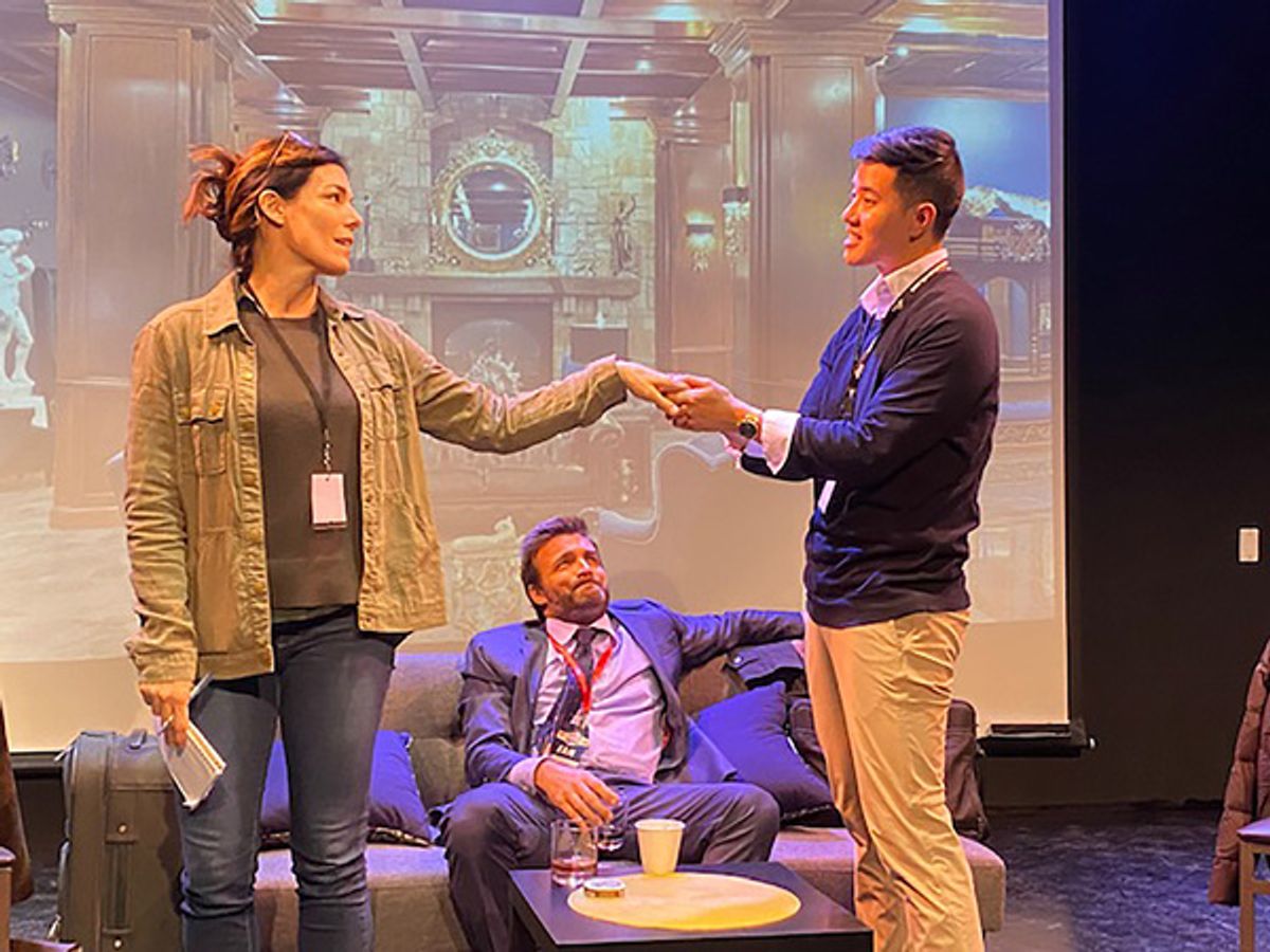 Amy Motta, Michael Rubenstone, Chris King Wong at 