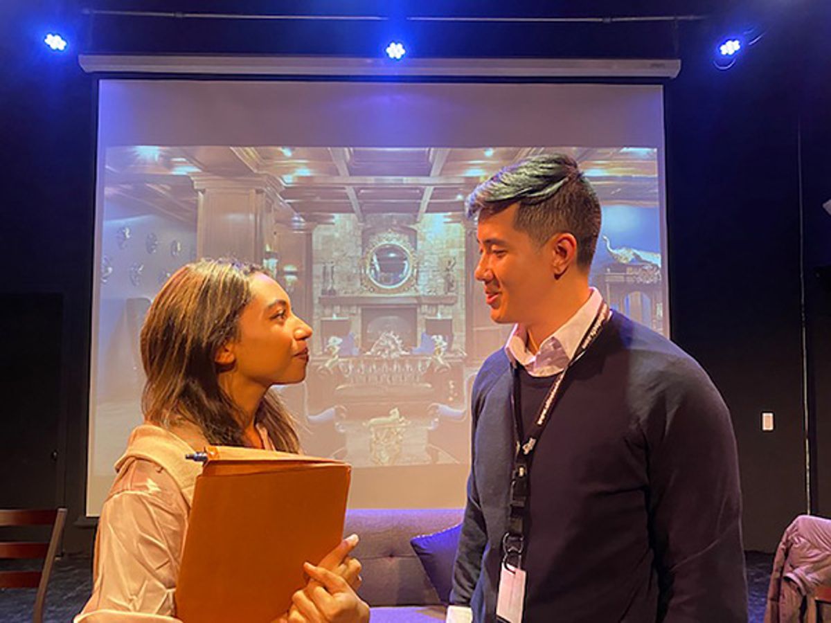 Camryn Hamm and Chris King Wong at 