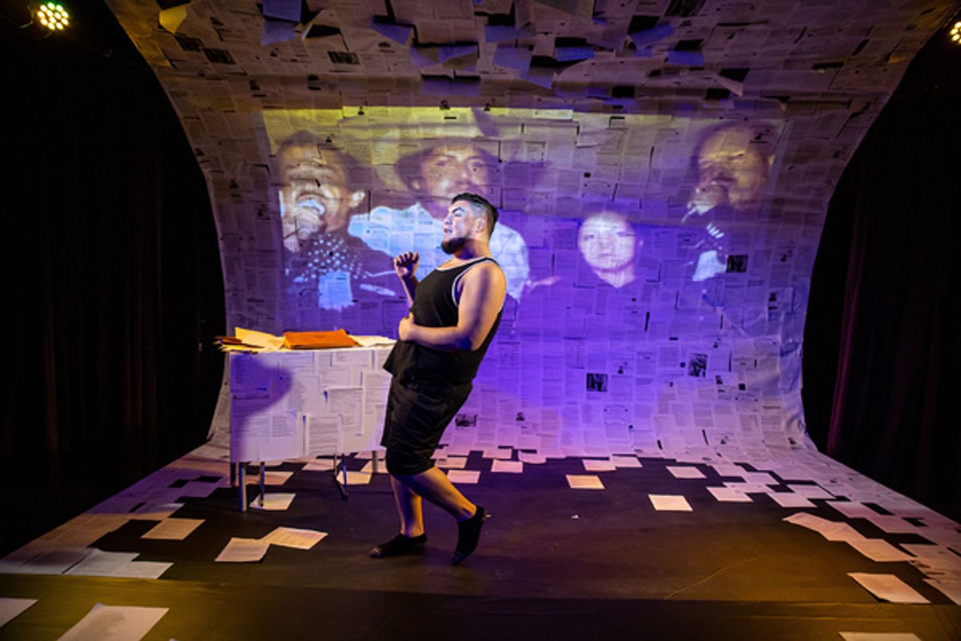 Photos: First Look at the West Coast Premiere of Jesús I. Valles' (UN)DOCUMENTS at the LATC  Image