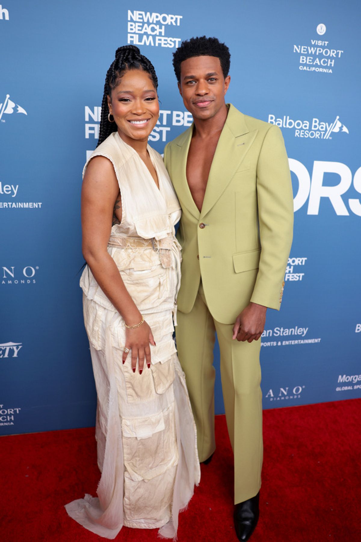 Keke Palmer and Jeremy Pope at 
