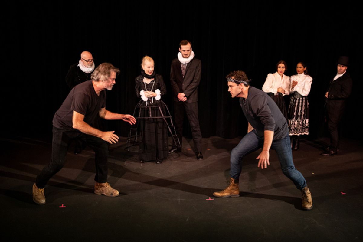 Foreground L to R 
John L Payne & Kyle Primack

Background L to R
David Arthur Bachrach, Ange Berneau, Tony Savage Thorn, Amy Frances Quint, Alyssa Diamond & Eric Doss  at 