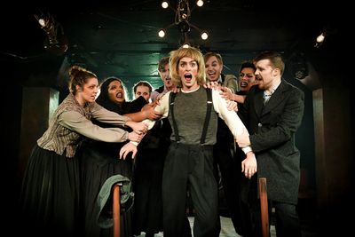 Patrick O'Keefe and the cast  Photo